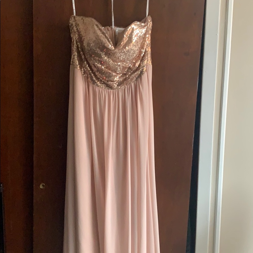 Rose Gold Bridesmaid/Maid of Honor Dress